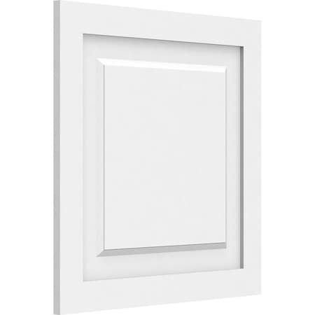 Ekena Millwork Harrison Raised Panel Decorative Wall Panel, 20"W x 20"H x 5/8"P WALP20X20X062HAR